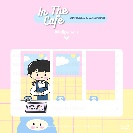 In The Cafe App Icons & Phone Wallpaper