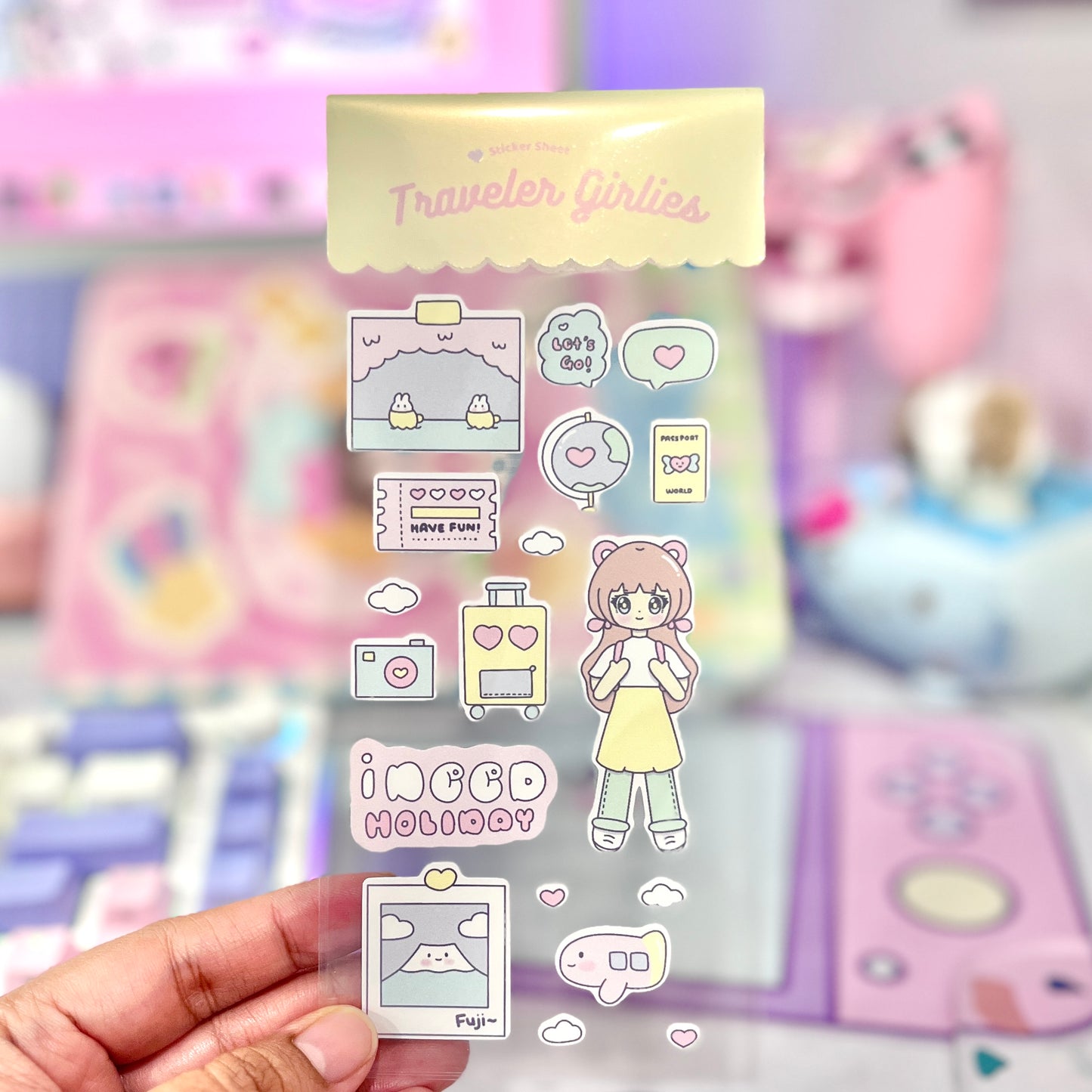 Traveler Girlies Sticker Sheet