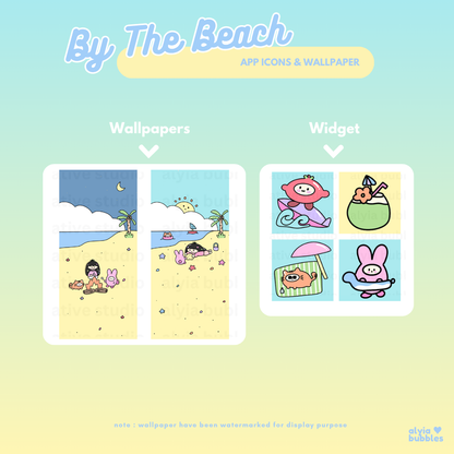 By The Beach App Icons & Phone Wallpaper