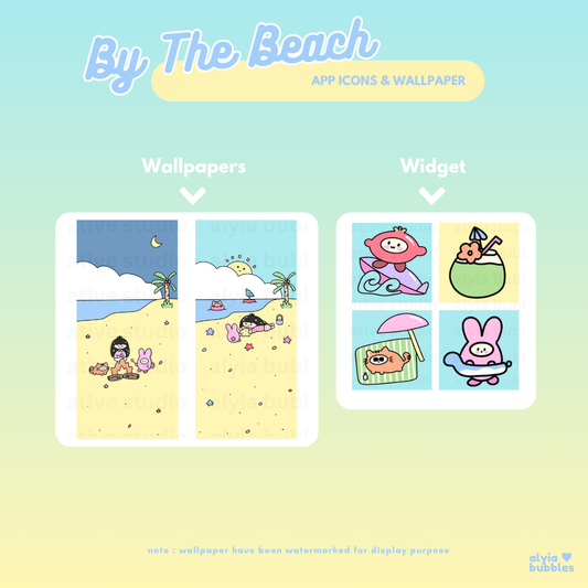 By The Beach App Icons & Phone Wallpaper