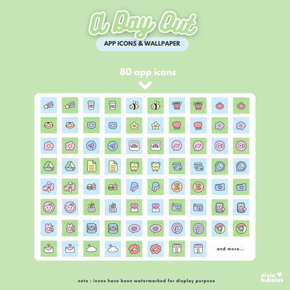 A Day Out App Icons & Phone Wallpaper