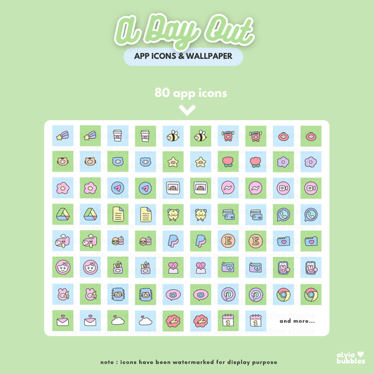 A Day Out App Icons & Phone Wallpaper