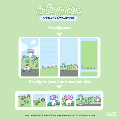A Day Out App Icons & Phone Wallpaper