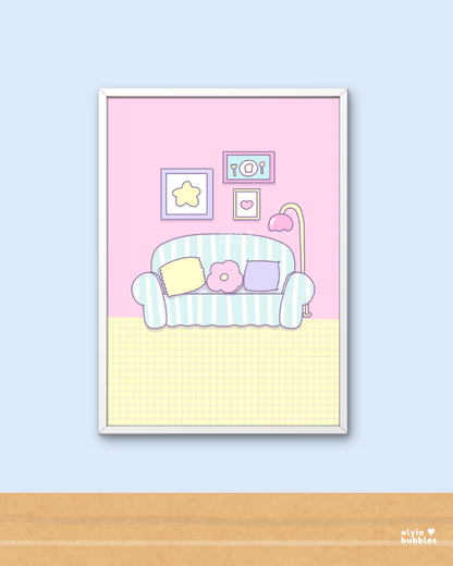 Cozy Sofa Wall Art