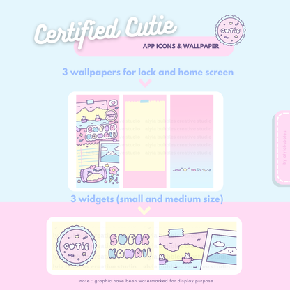 Certified Cutie App Icons & Phone Wallpaper