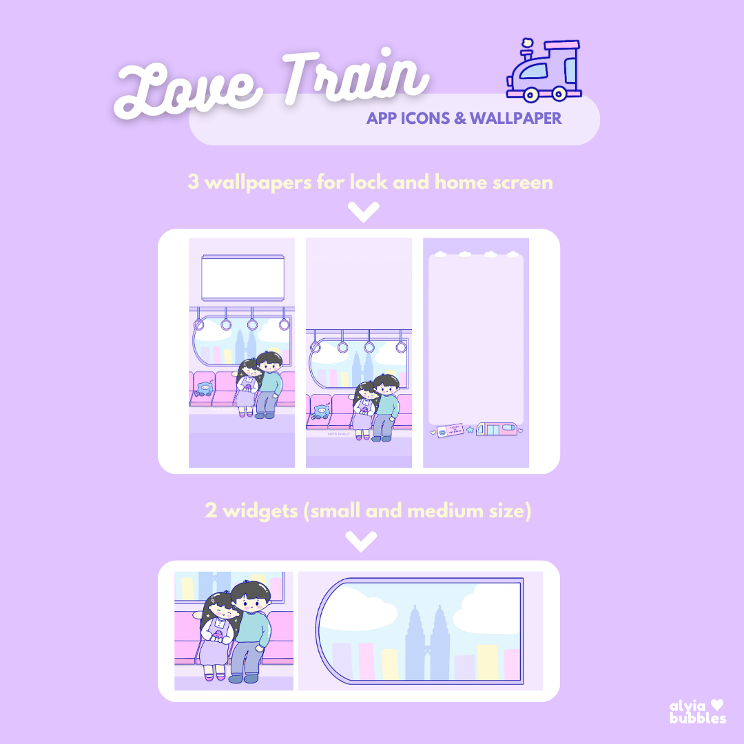 Love Train App Icons & Phone Wallpaper