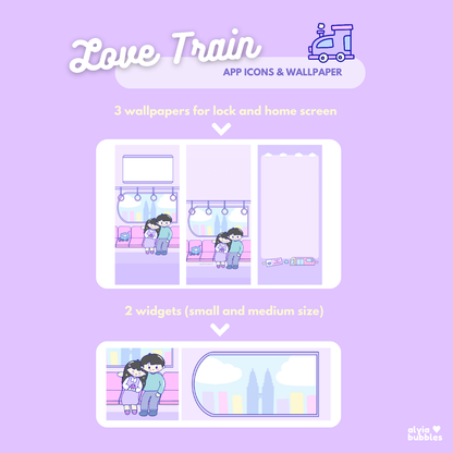 Love Train App Icons & Phone Wallpaper