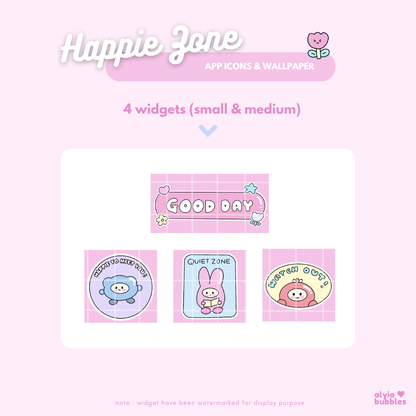 Happie Zone App Icons & Phone Wallpaper
