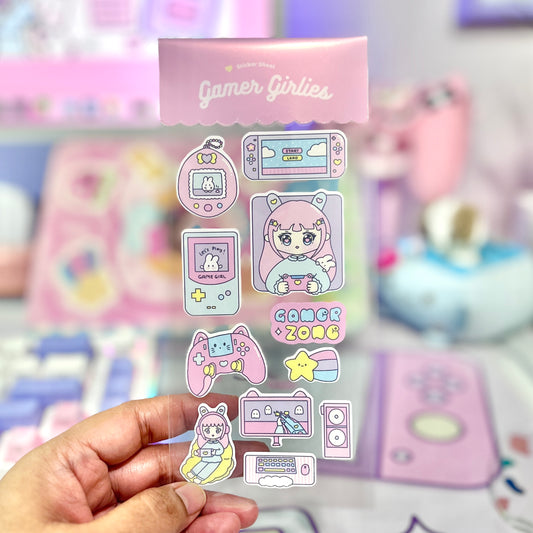 Gamer Girlies Sticker Sheet