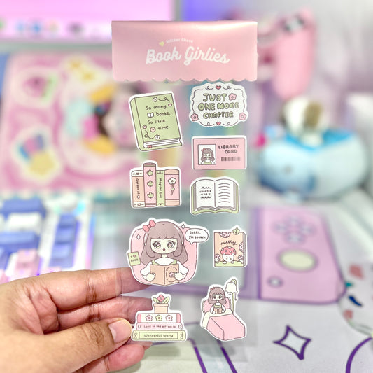 Book Girlies Sticker Sheet