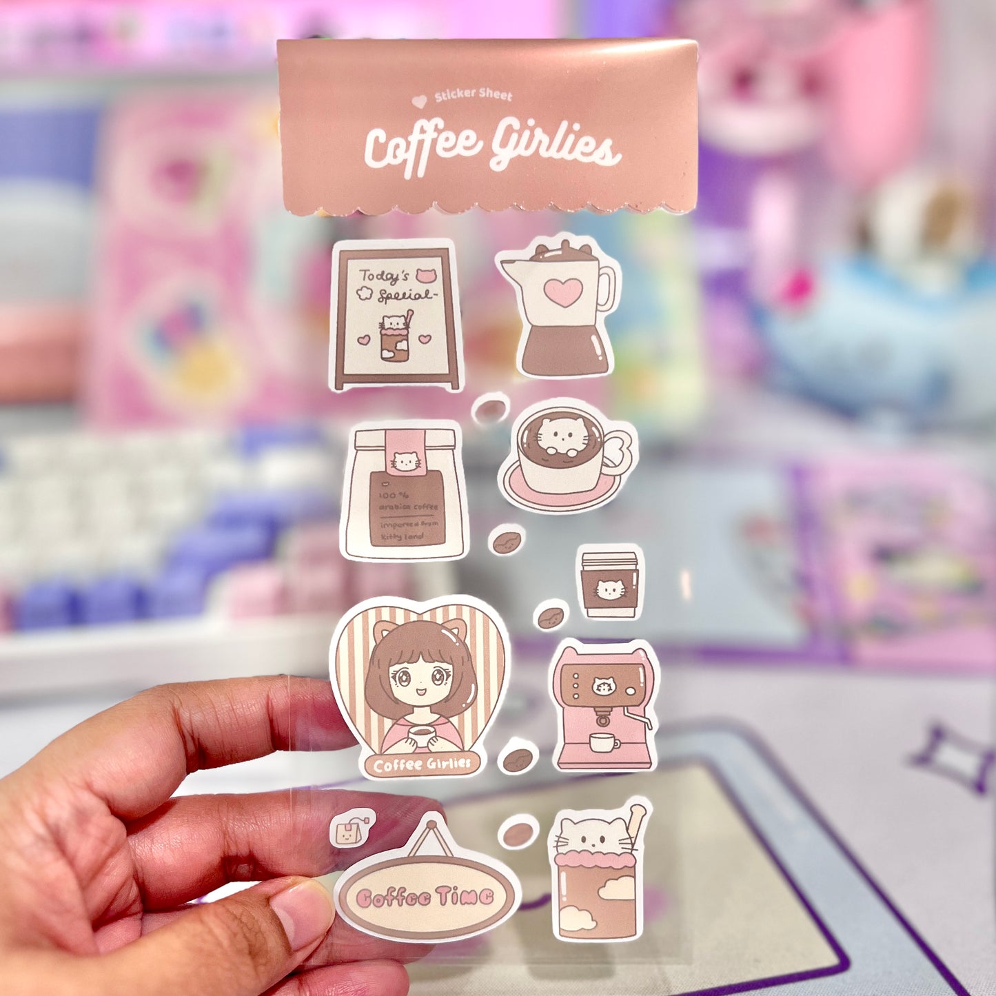 Coffee Girlies Sticker Sheet