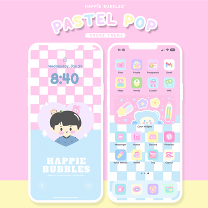 Pastel Pop App Icons & Phone Wallpaper